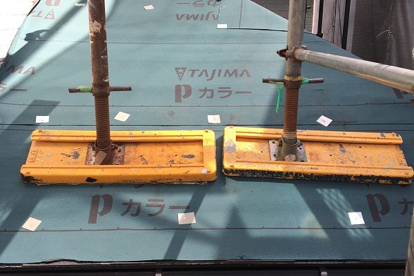 静岡県浜松市　屋根カバー工法(重ね葺き工事)　田島ルーフィング　Pカラー